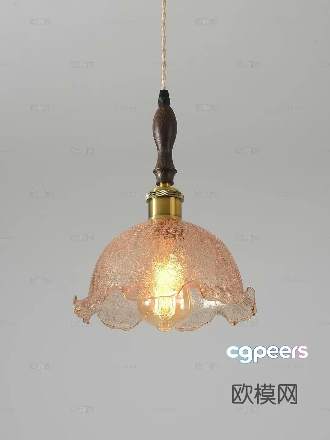 Medium-old small chandeliers restaurant chandeliers bar chandeliers bedside chandeliers 3D model