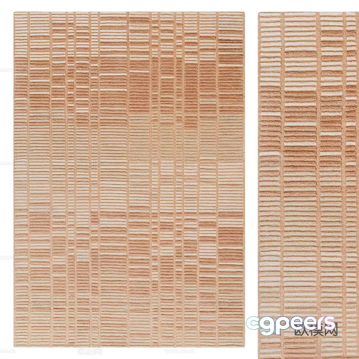 New Chinese style fabric carpet 3D model