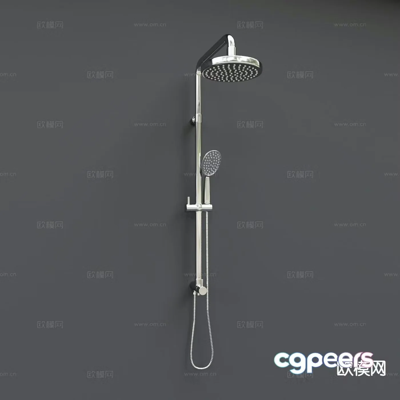 Modern shower shower 3d model