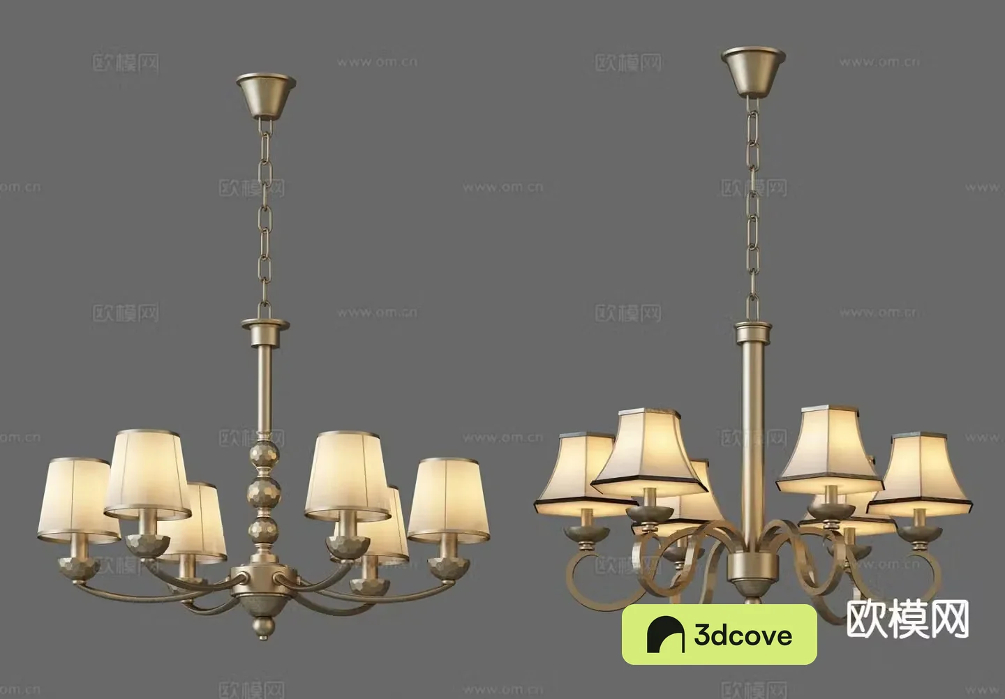 Simple European chandelier art chandelier