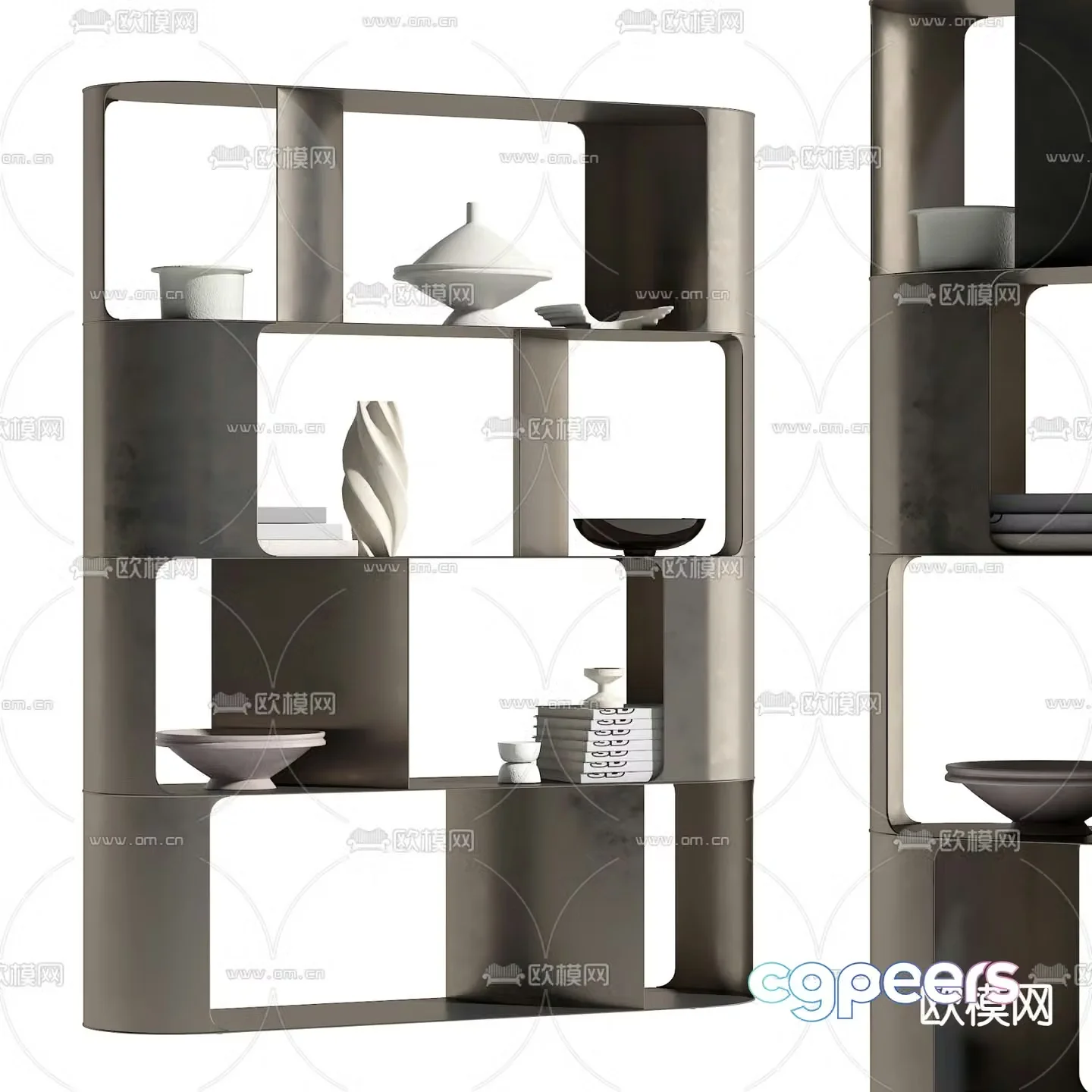Cattelan Italia Modern Shelf 3D Model