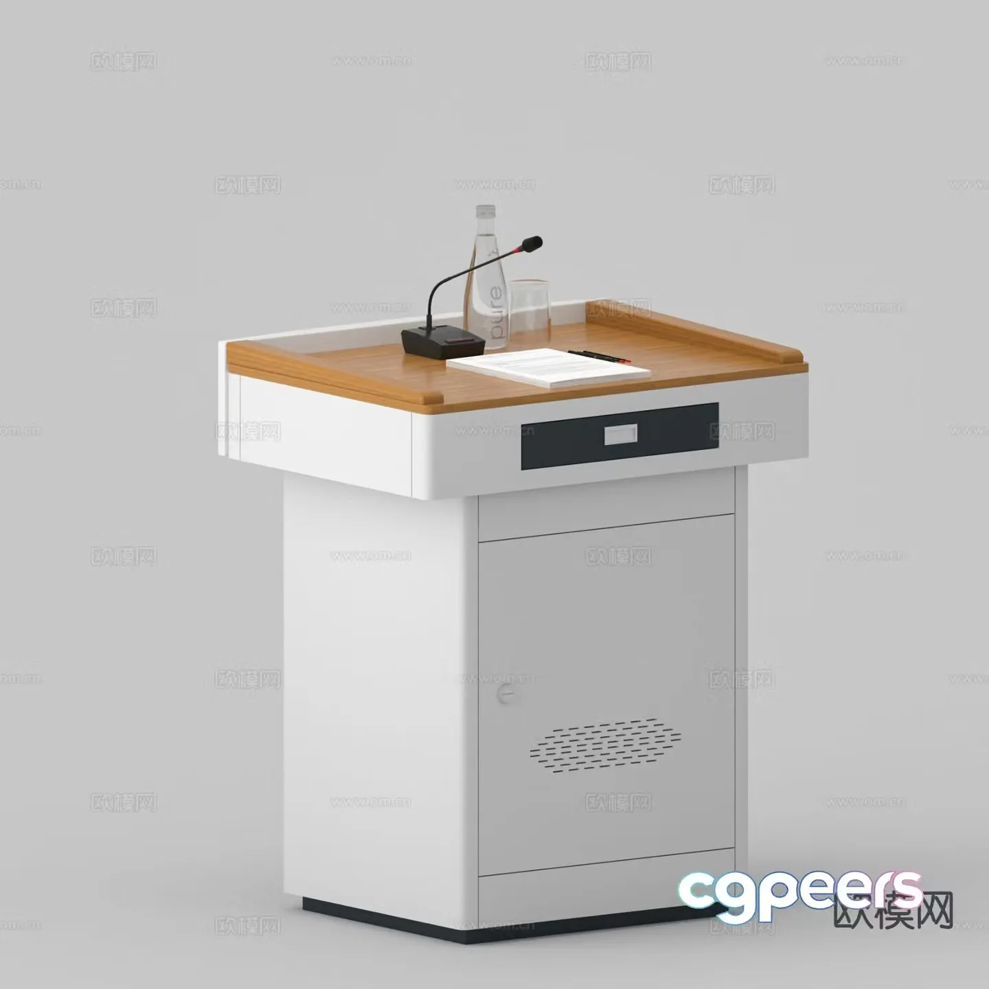 podium smart podium podium 3d model