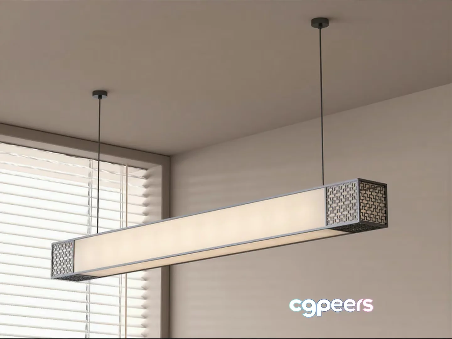 Modern Light Fixture 3D Model – 10969 – VRAY Render