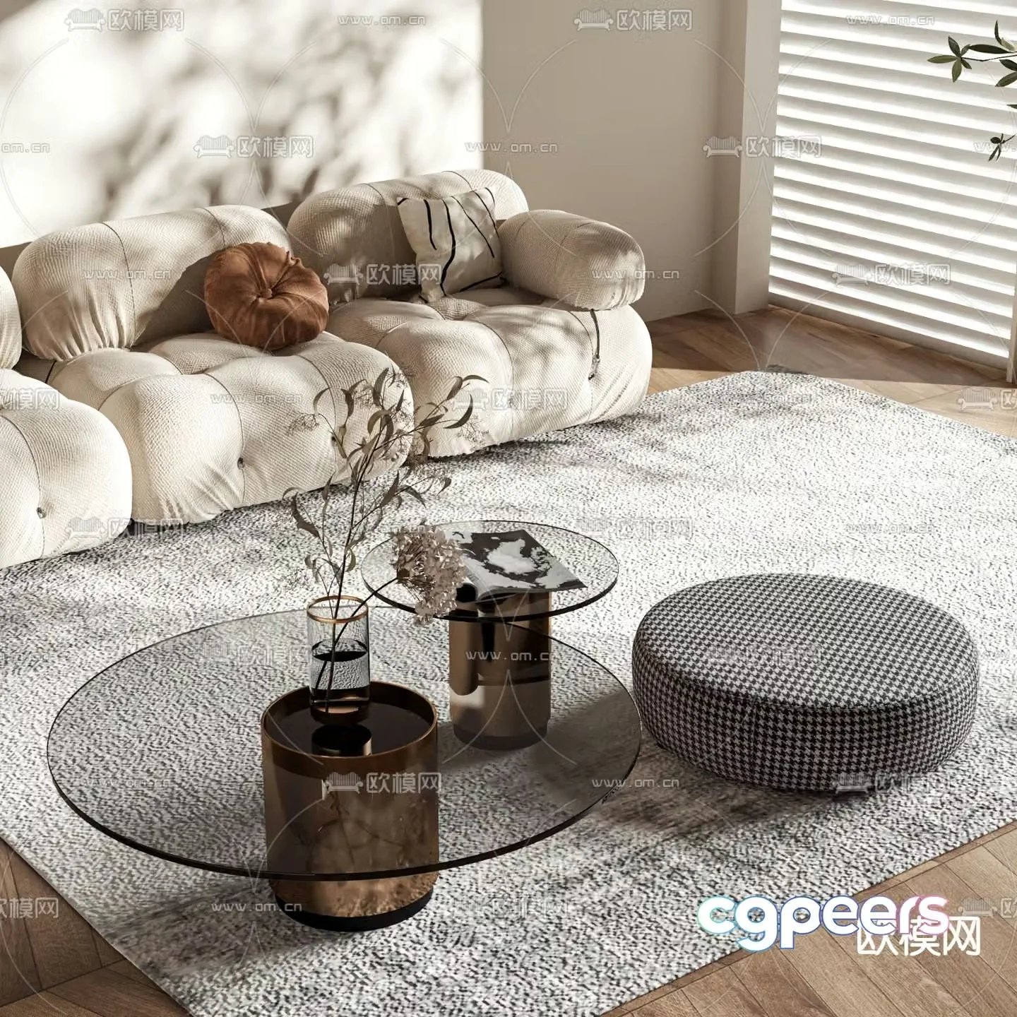 3D model of mother-in-law coffee table