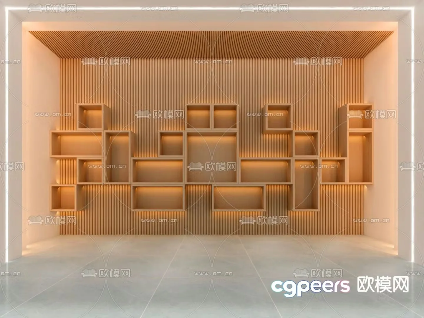 Lattice cabinet display cabinet exhibition stand exhibition stand 3d model