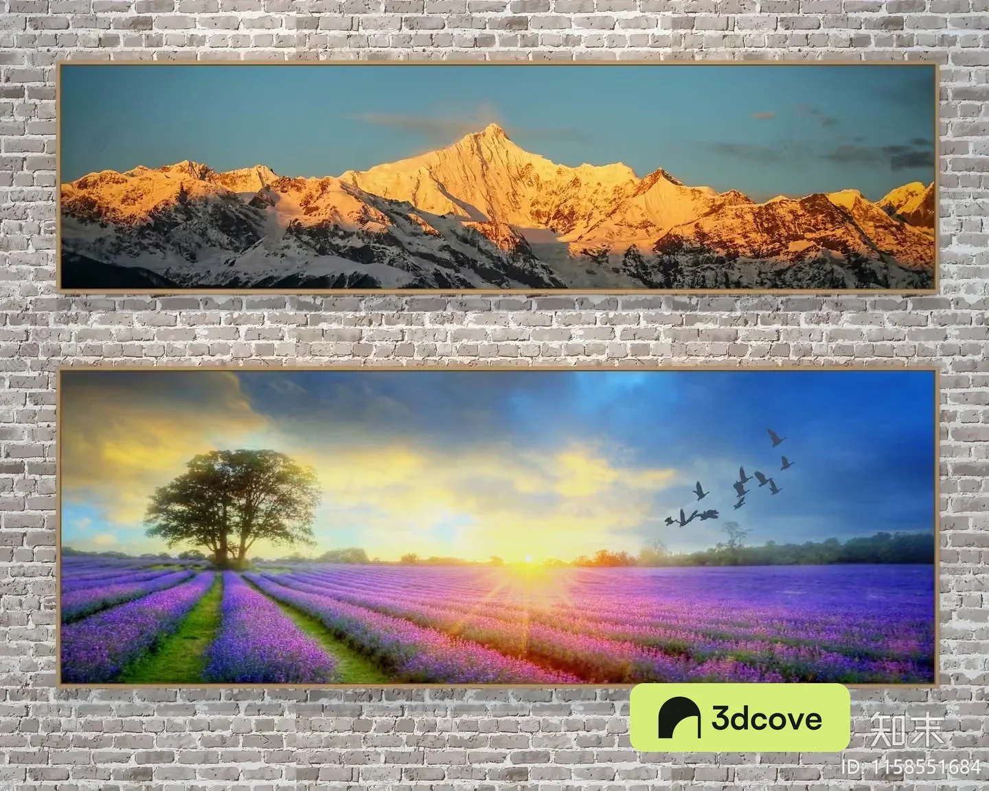 Two Framed Landscape Paintings