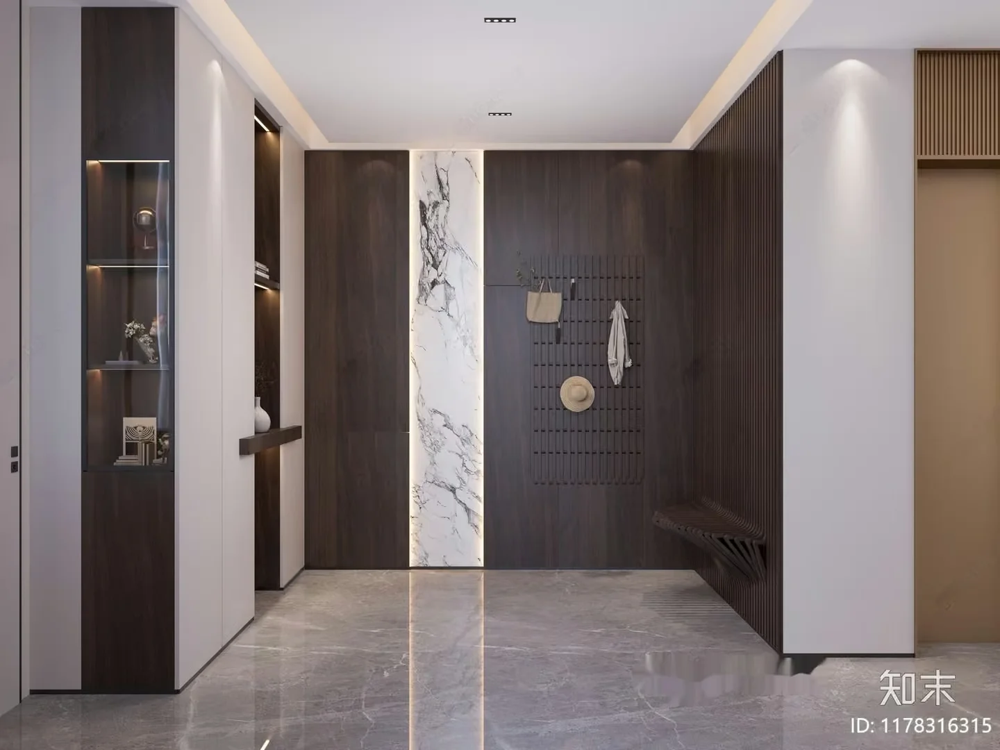 Modern Entryway 3D Model – 3500 – VRAY Render