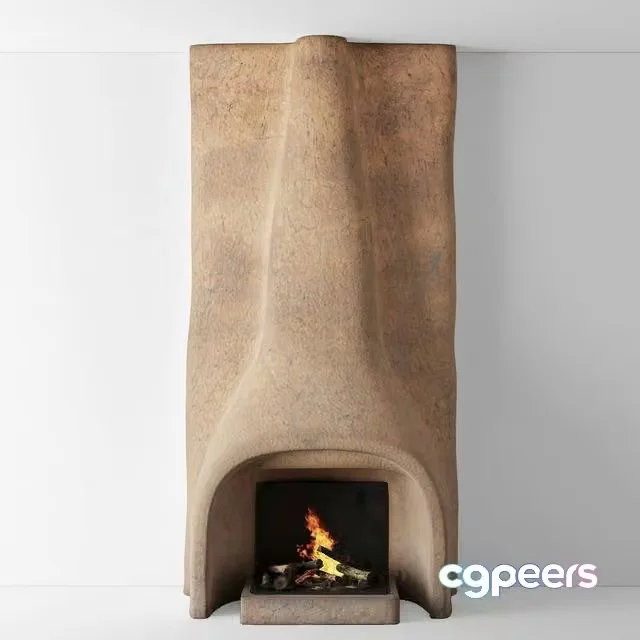 3ds Max Free – Shkrub fireplace