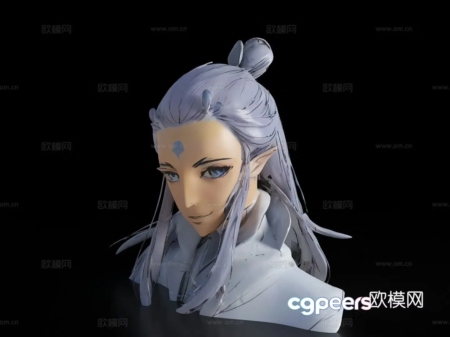Modern sculpture ornaments Ao Bing Ao Bing figure Ao Bing doll Ao Bing toy 3D model