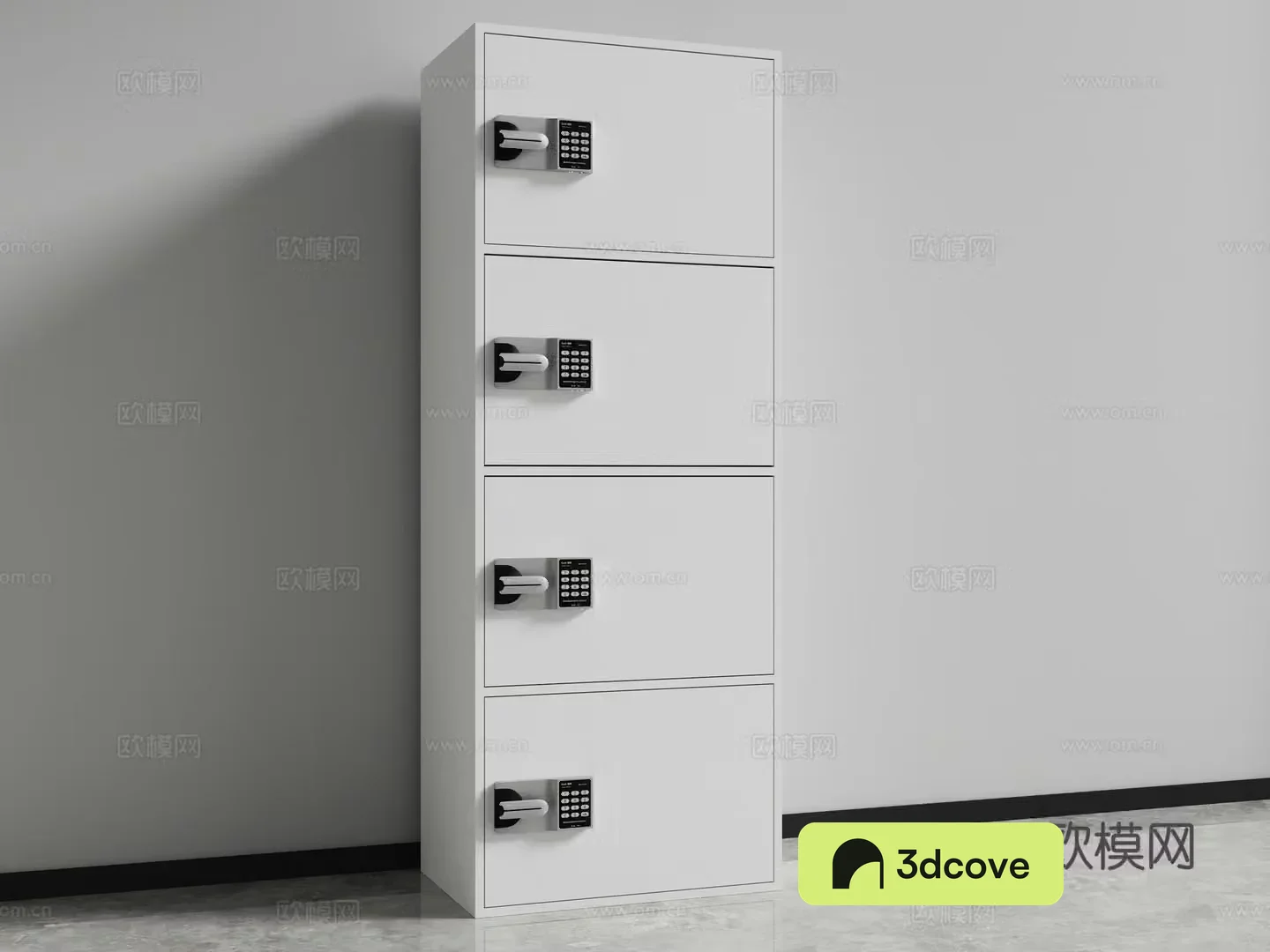 Locker four-door cabinet combination lock file cabinet safe cabinet