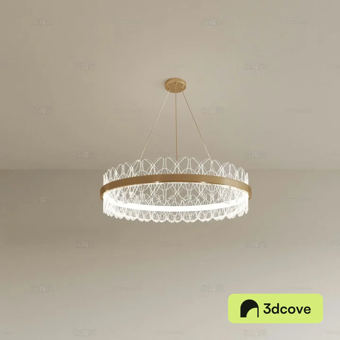 Modern ring chandelier