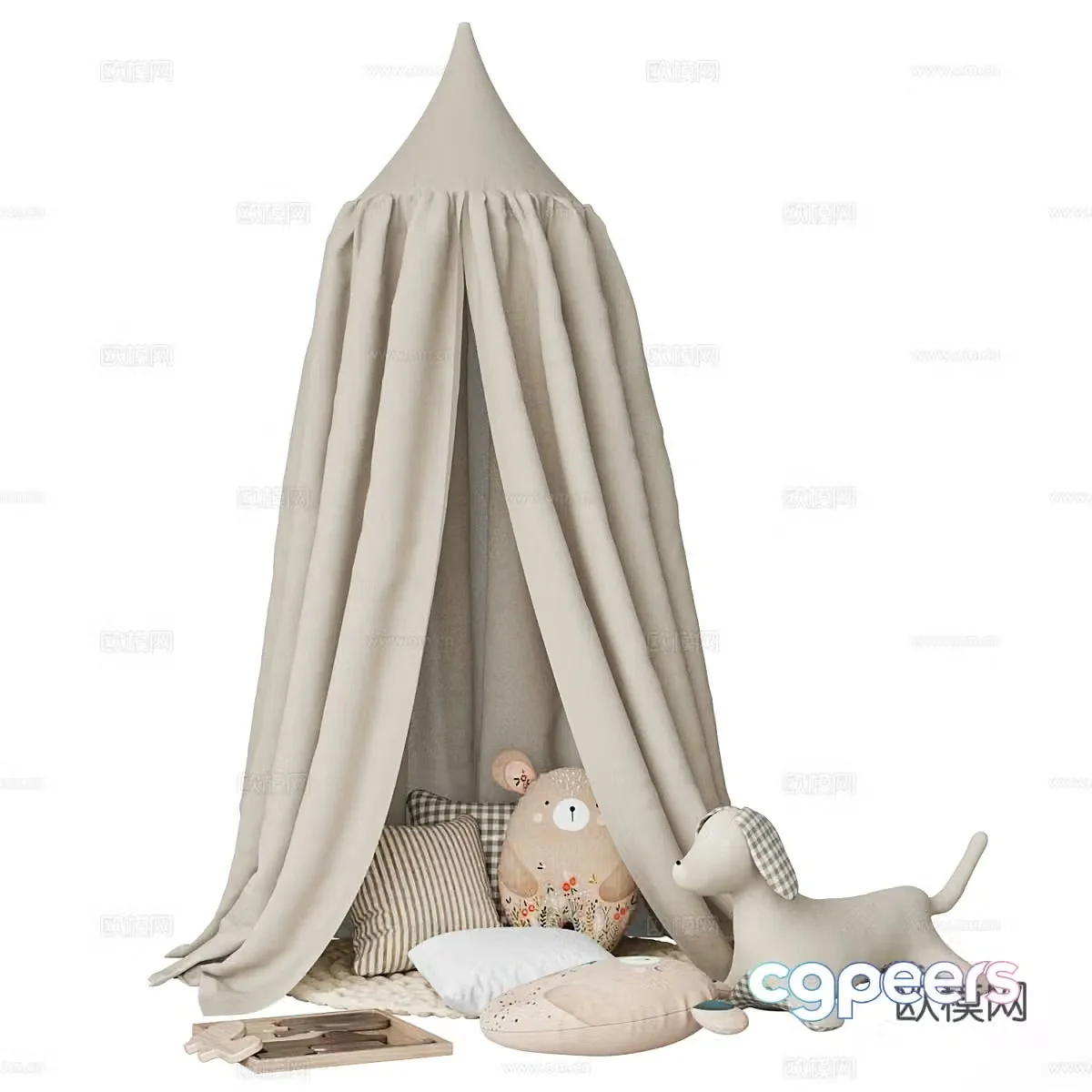 Crib 3d model