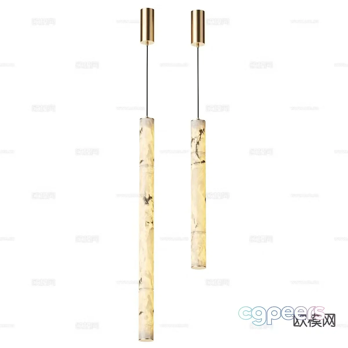 Light luxury small chandelier bedside small chandelier 3d model