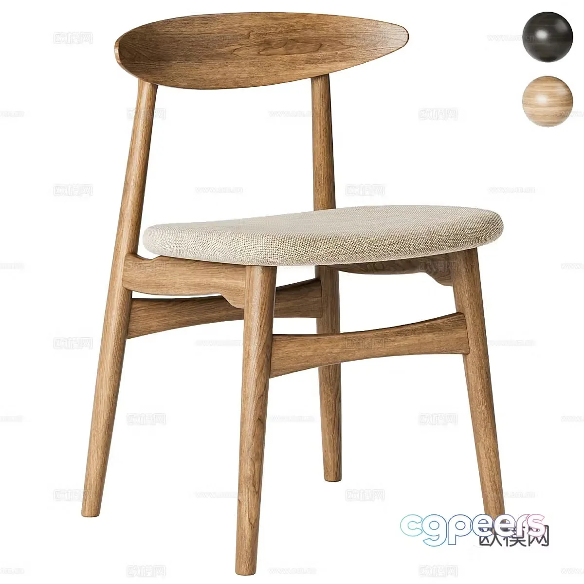 Dining chair 3d model