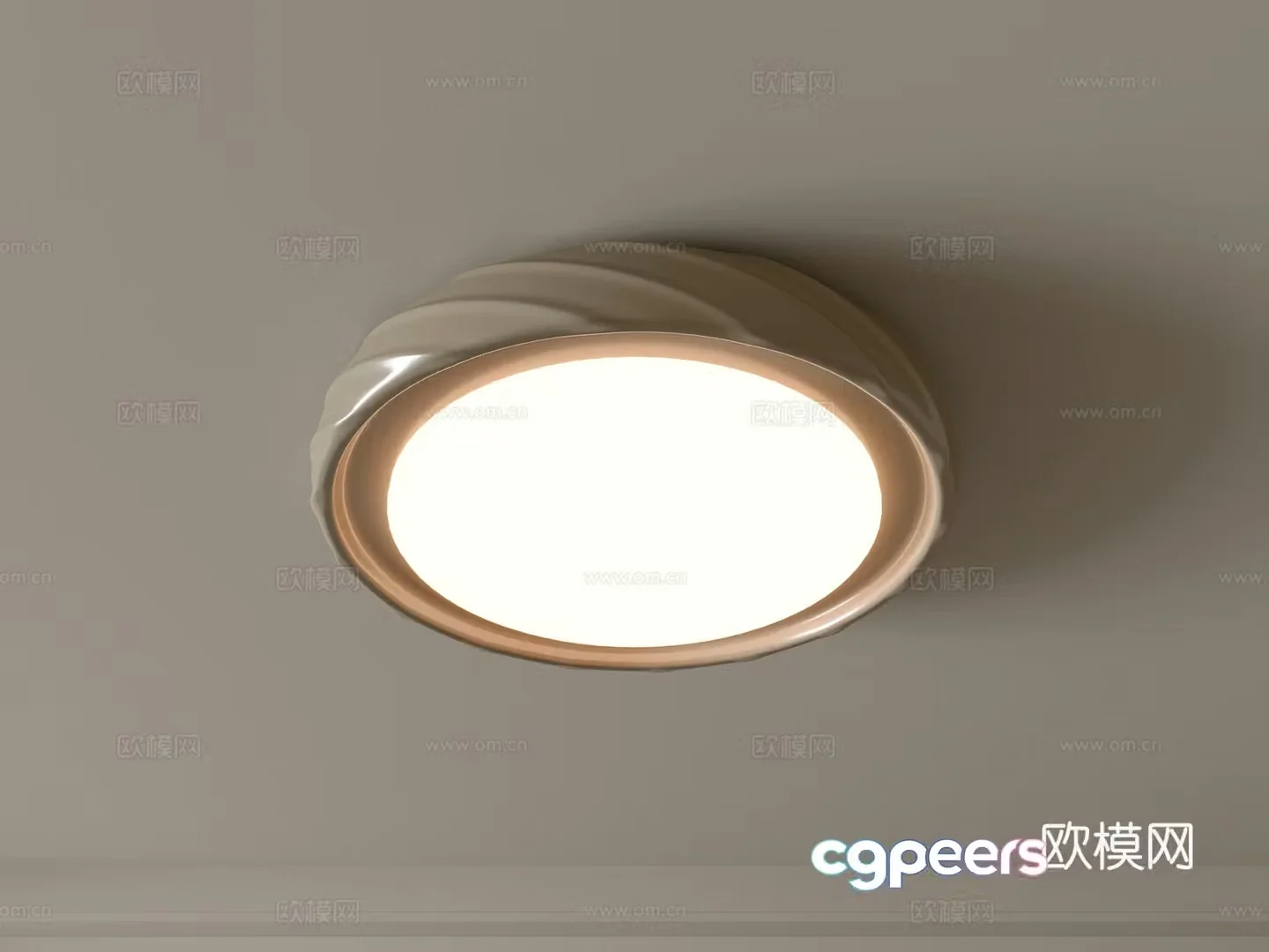 Modern ceiling lamp Geometric ceiling lamp Bedroom lamp Artistic shaped lamp Fashion living room lamp 3D model
