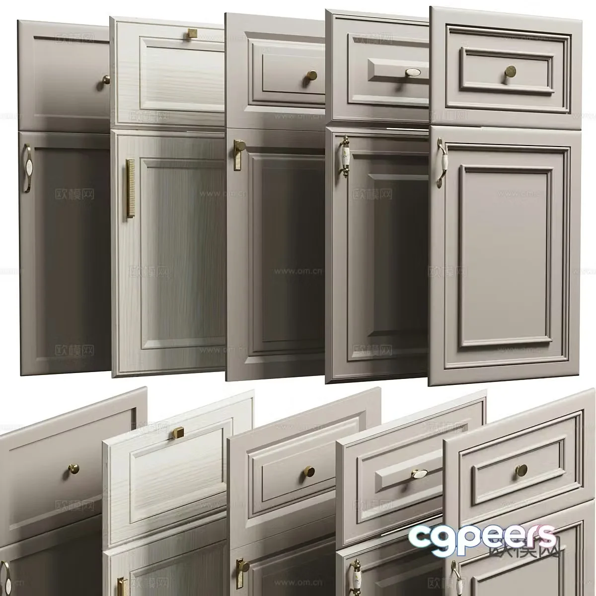 Cabinet door panel 3d model
