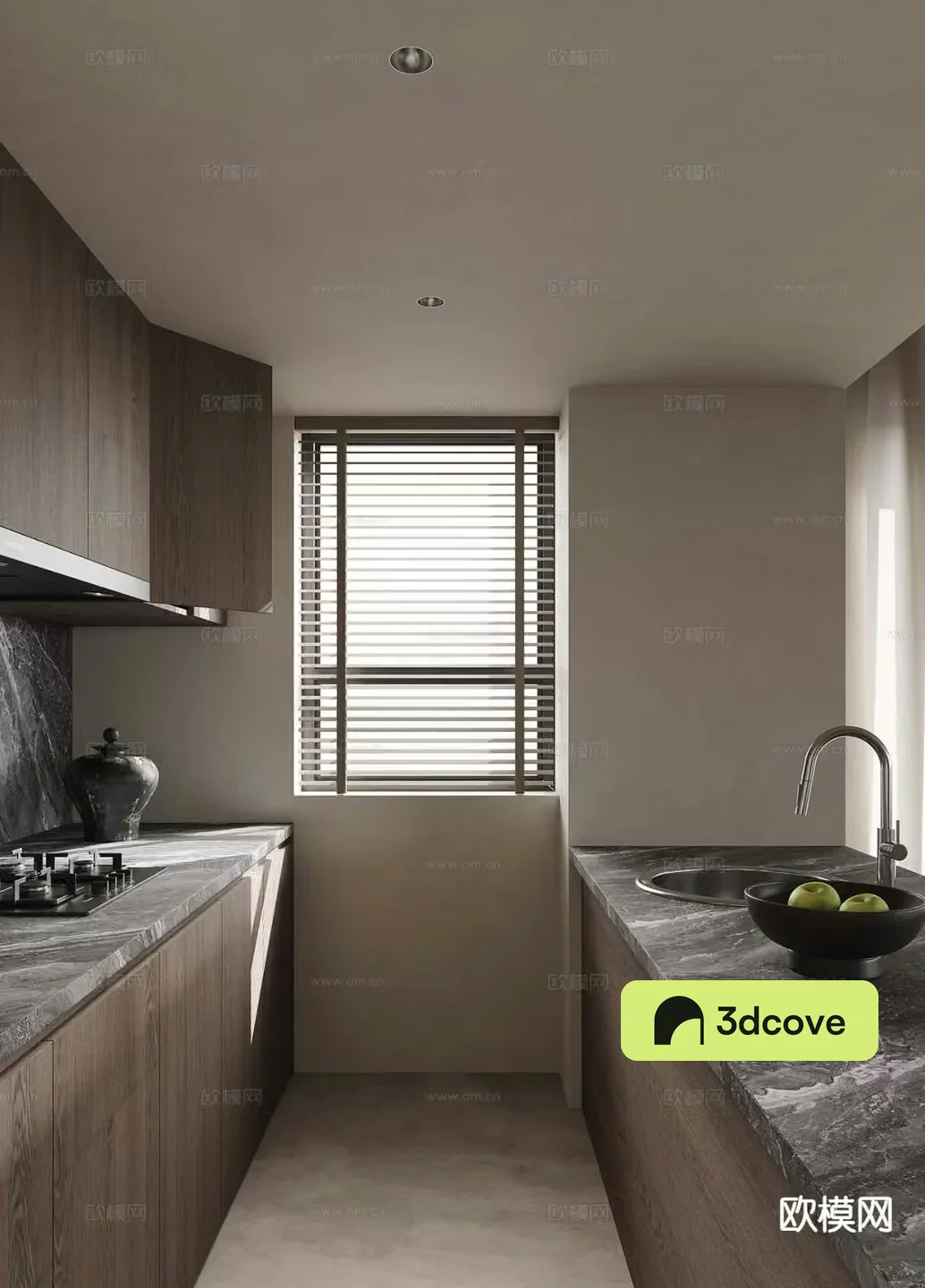 Modern minimalist kitchen