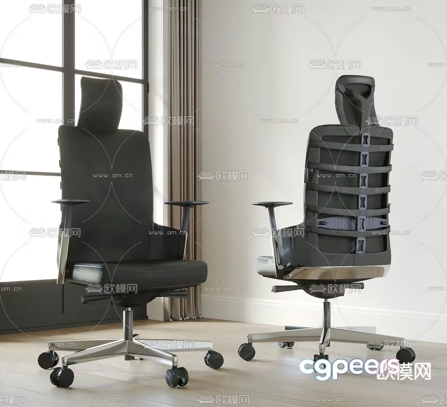 Modern office chair 3d model