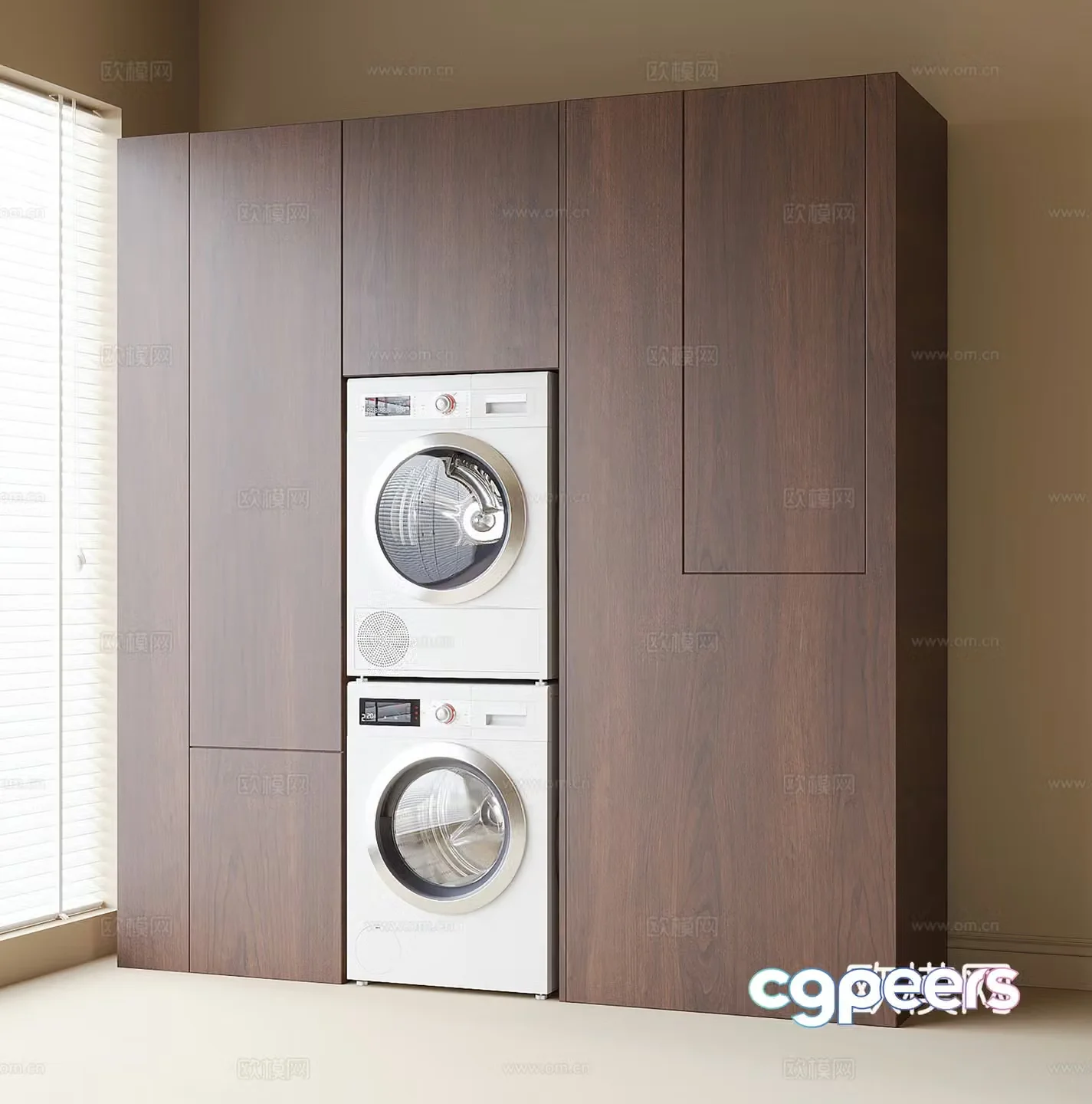 é˜³ Silent laundry cabinet balcony 3D model
