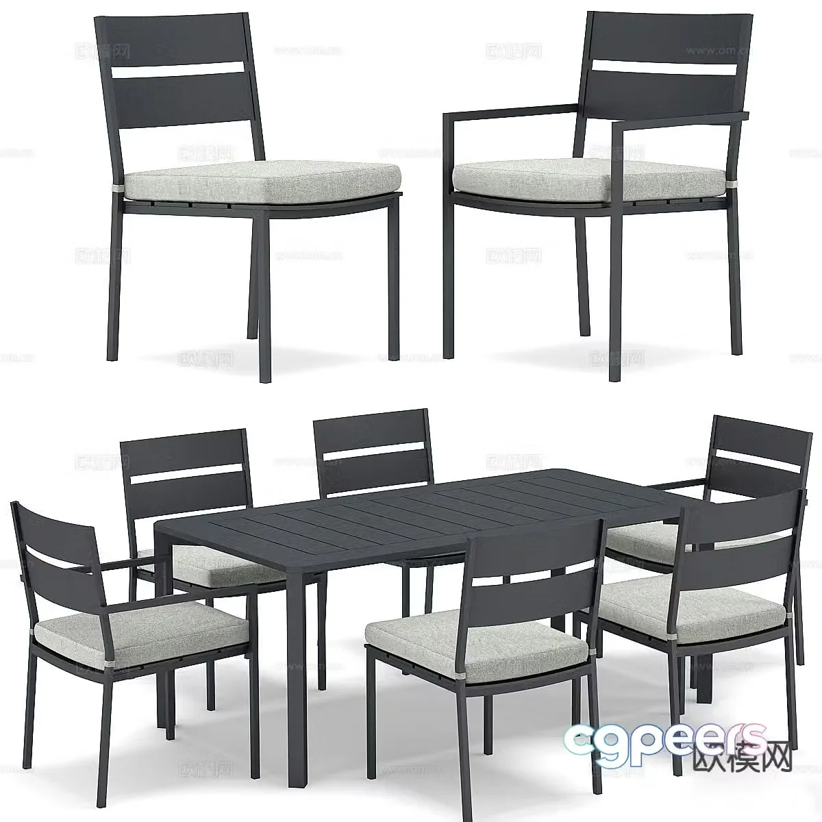 Outdoor tables and chairs camping tables and chairs 3d model