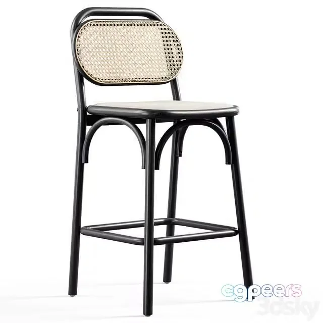 3ds Max Free – Kave Home – Doriane – Bar stool