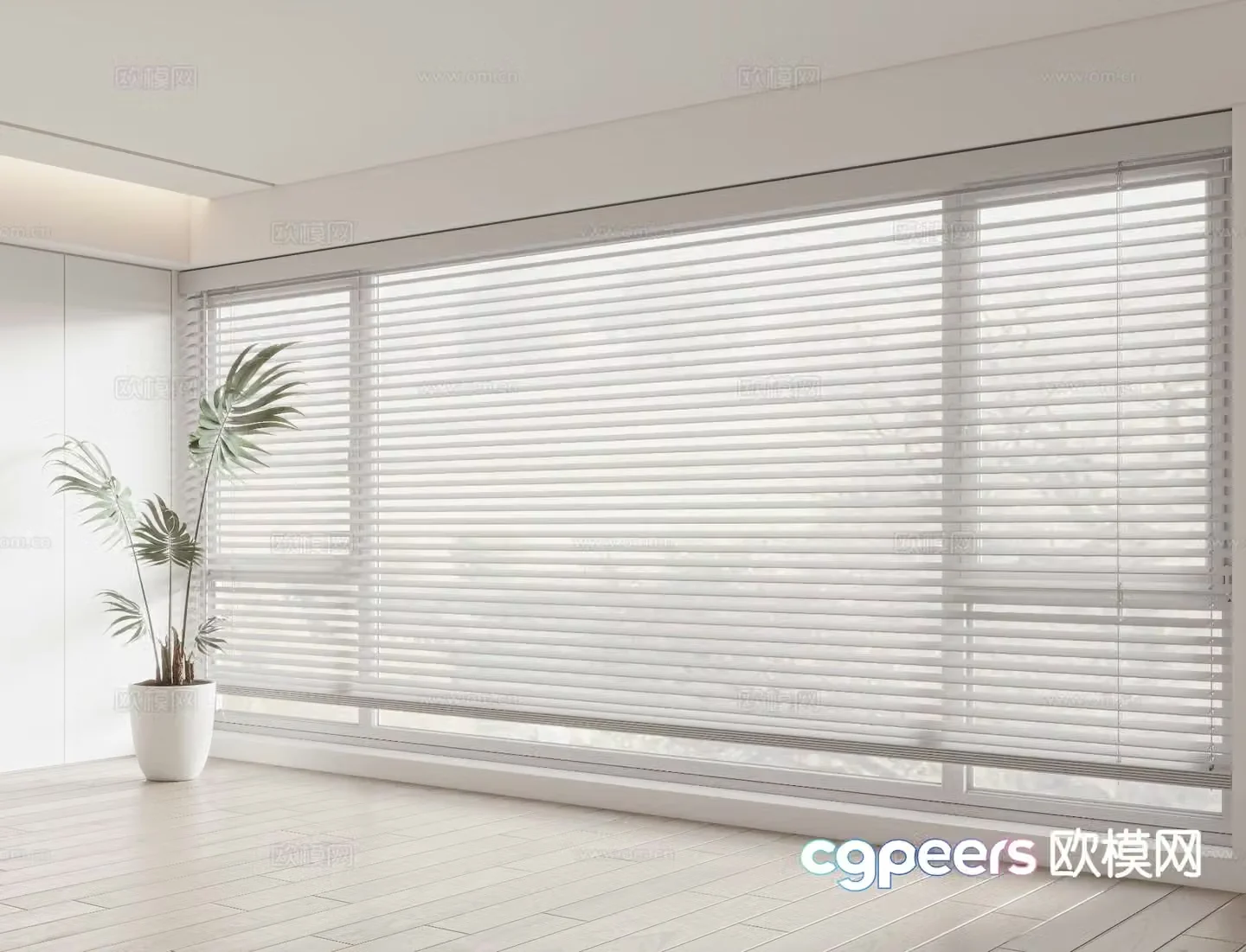 Modern Venetian Blinds 3d model