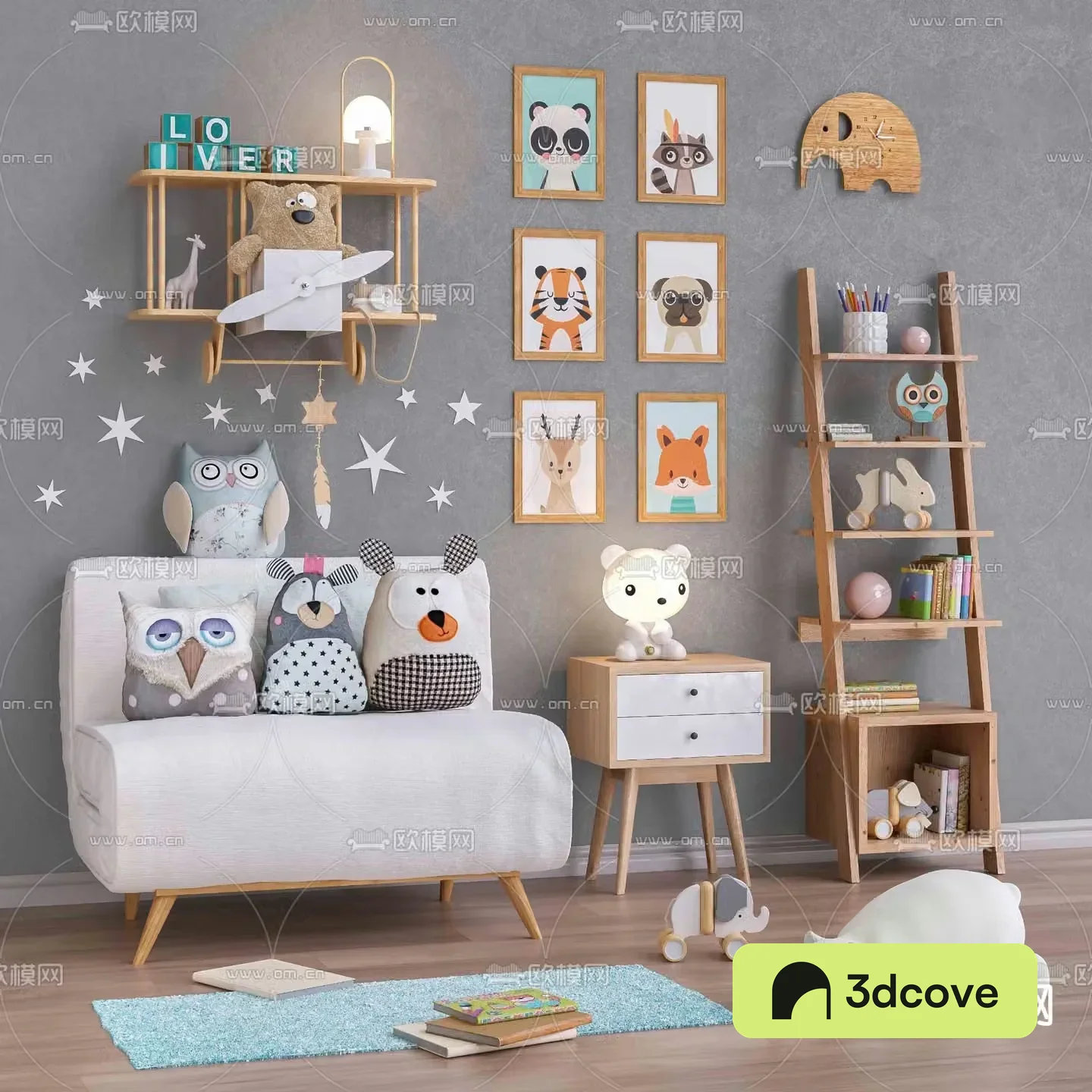 Children’s toys decorative stand