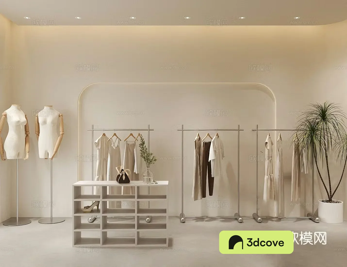 Wasabi Clothing Store Women’s Clothing Store 3D Model
