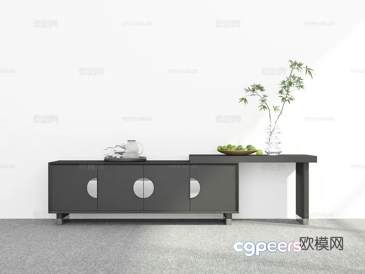 Modern TV cabinet 3d model