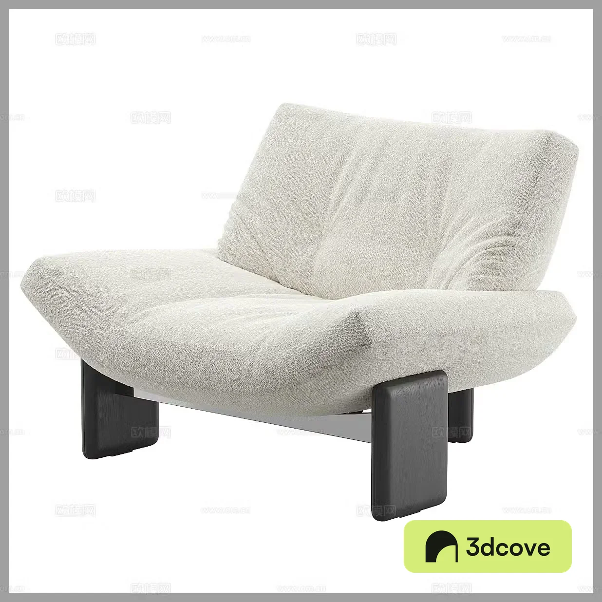Creamy style leisure chair lamb velvet single sofa lamb velvet sofa chair sheep