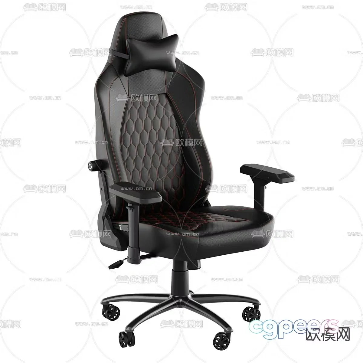 Esports chair gaming chair office chair 3d model