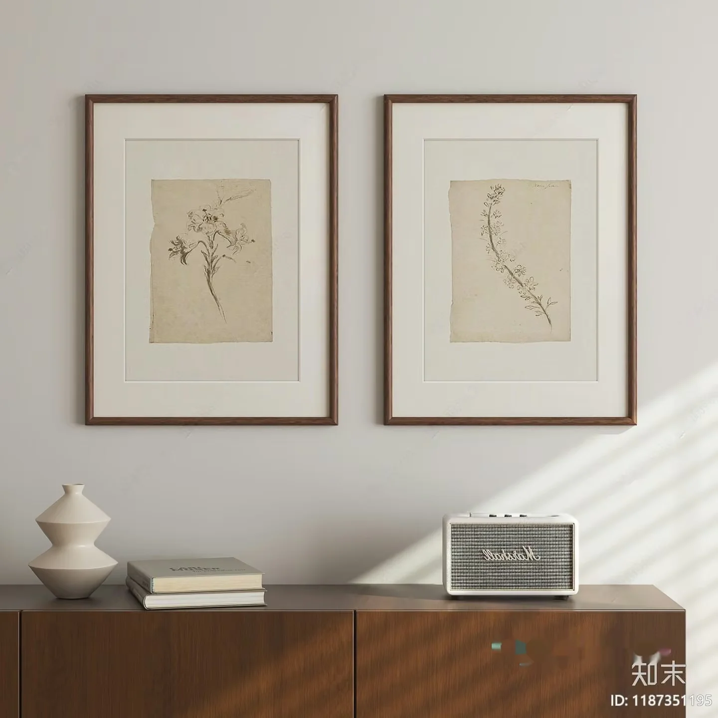 Minimalist Art Display 3D Model – 2161 – VRAY Render