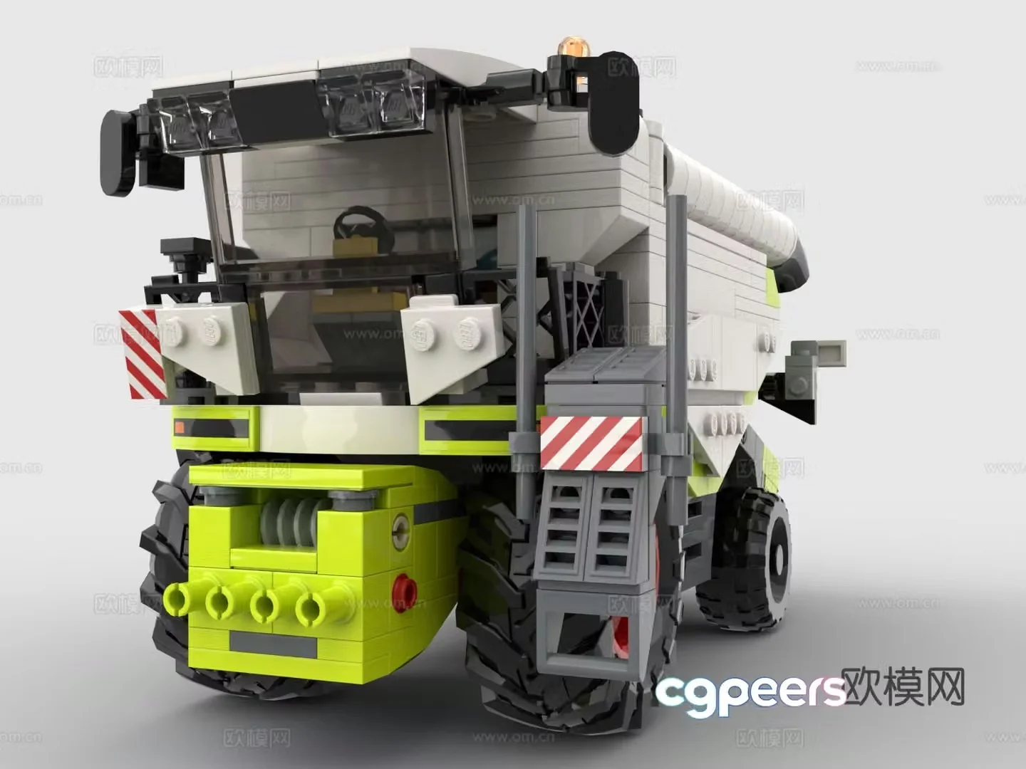 Lego LEGO toys building blocks earthmoving vehicle engineering vehicle tool vehicle 3d model