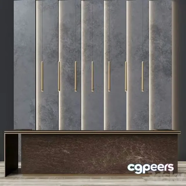 3ds Max Free – Reception desk 7