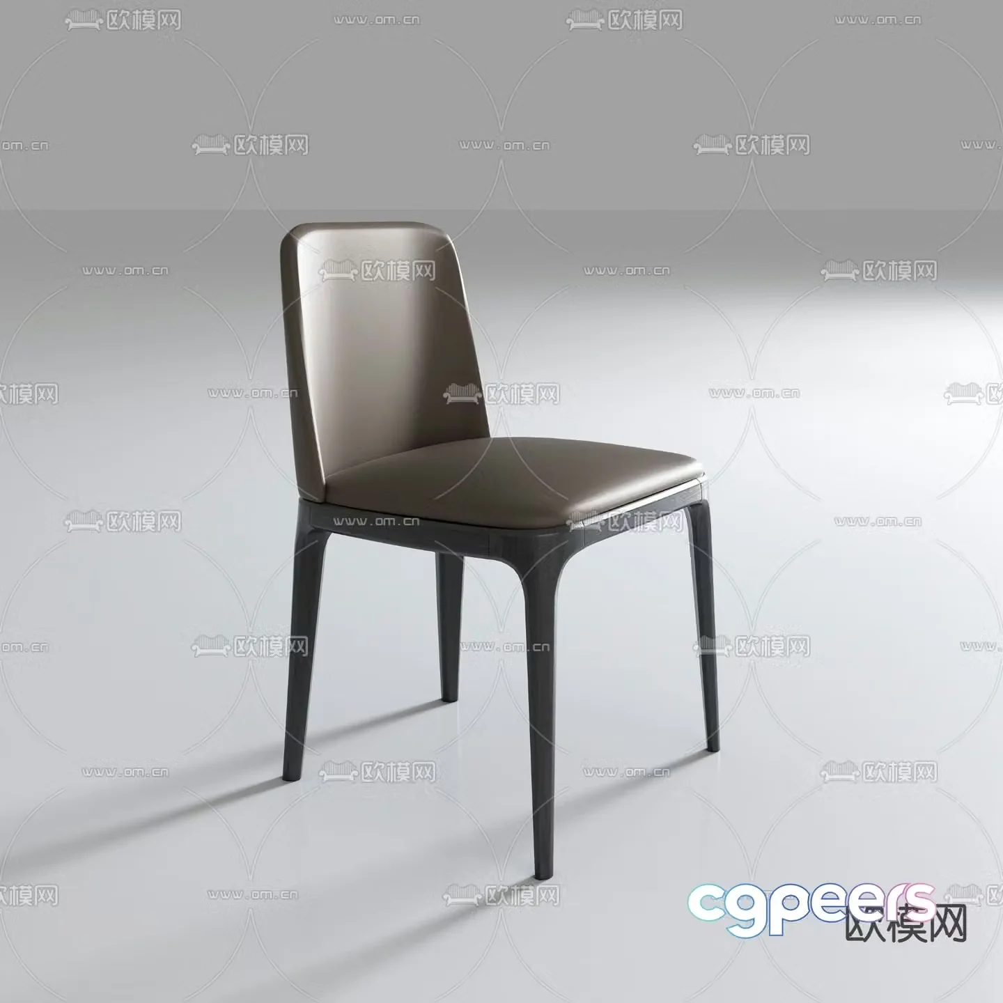 Minimalist dining chair chair 3d model