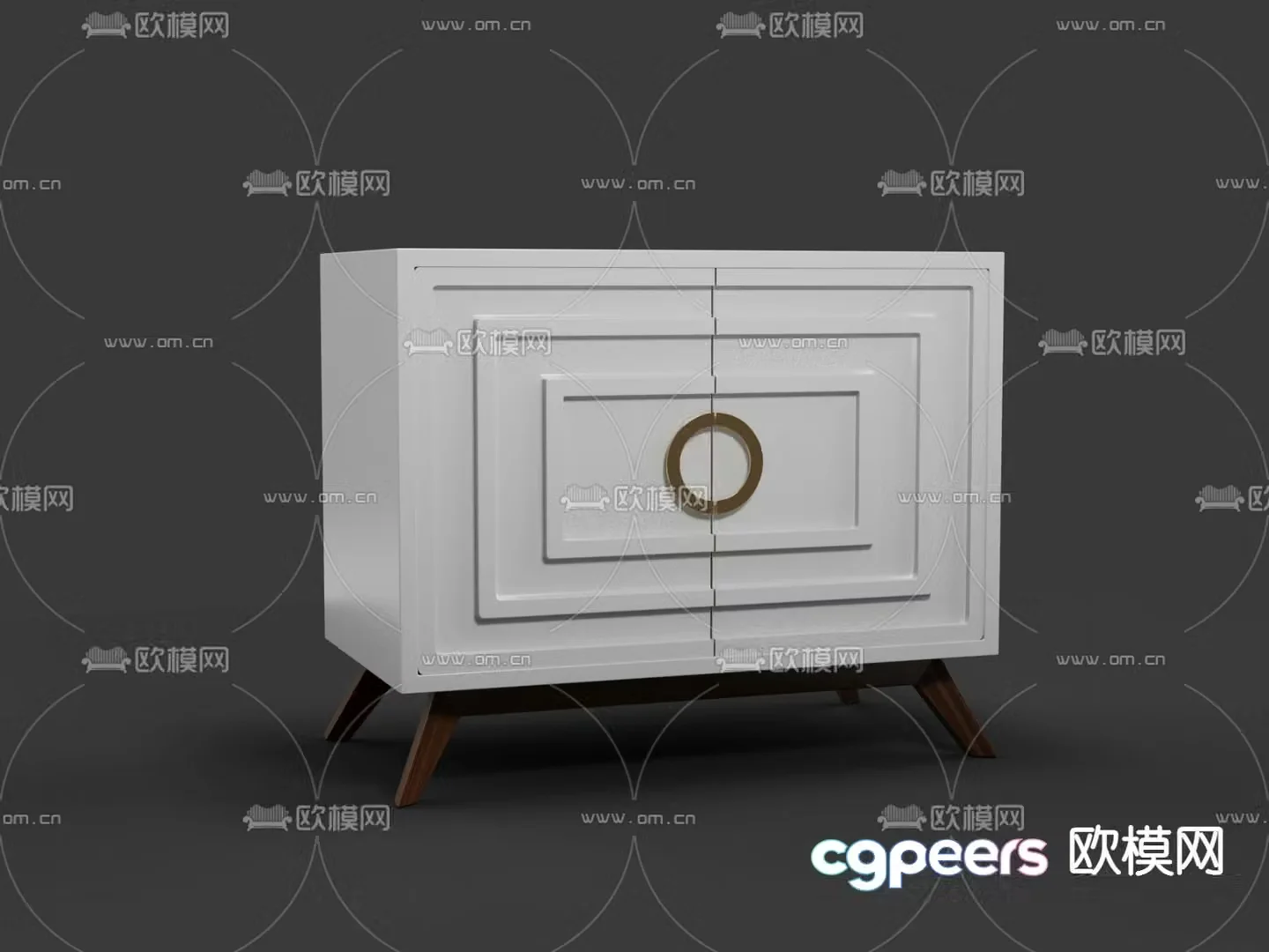 bedside table 3d model