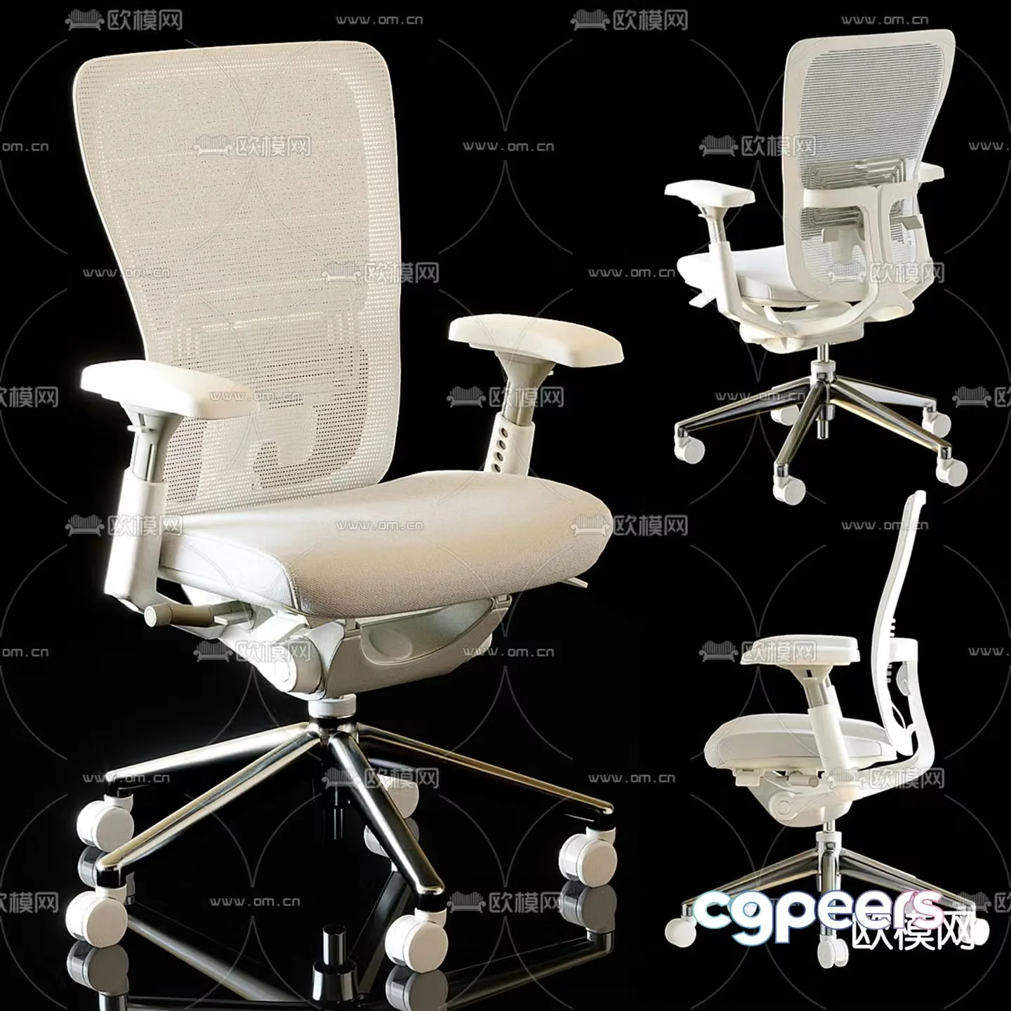 Office chair swivel chair 3d model