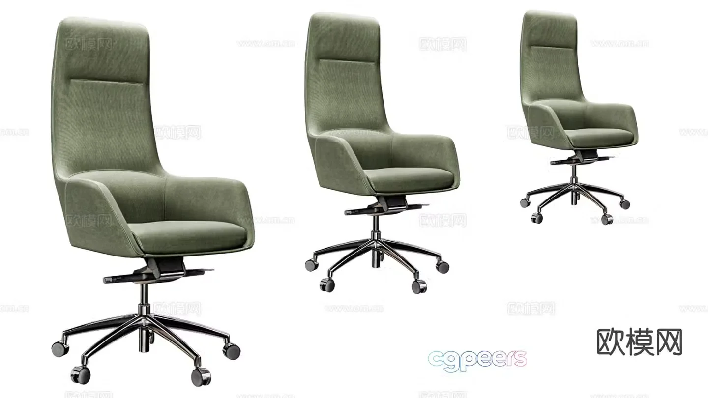 Office chair computer chair back chair lift chair 3d model