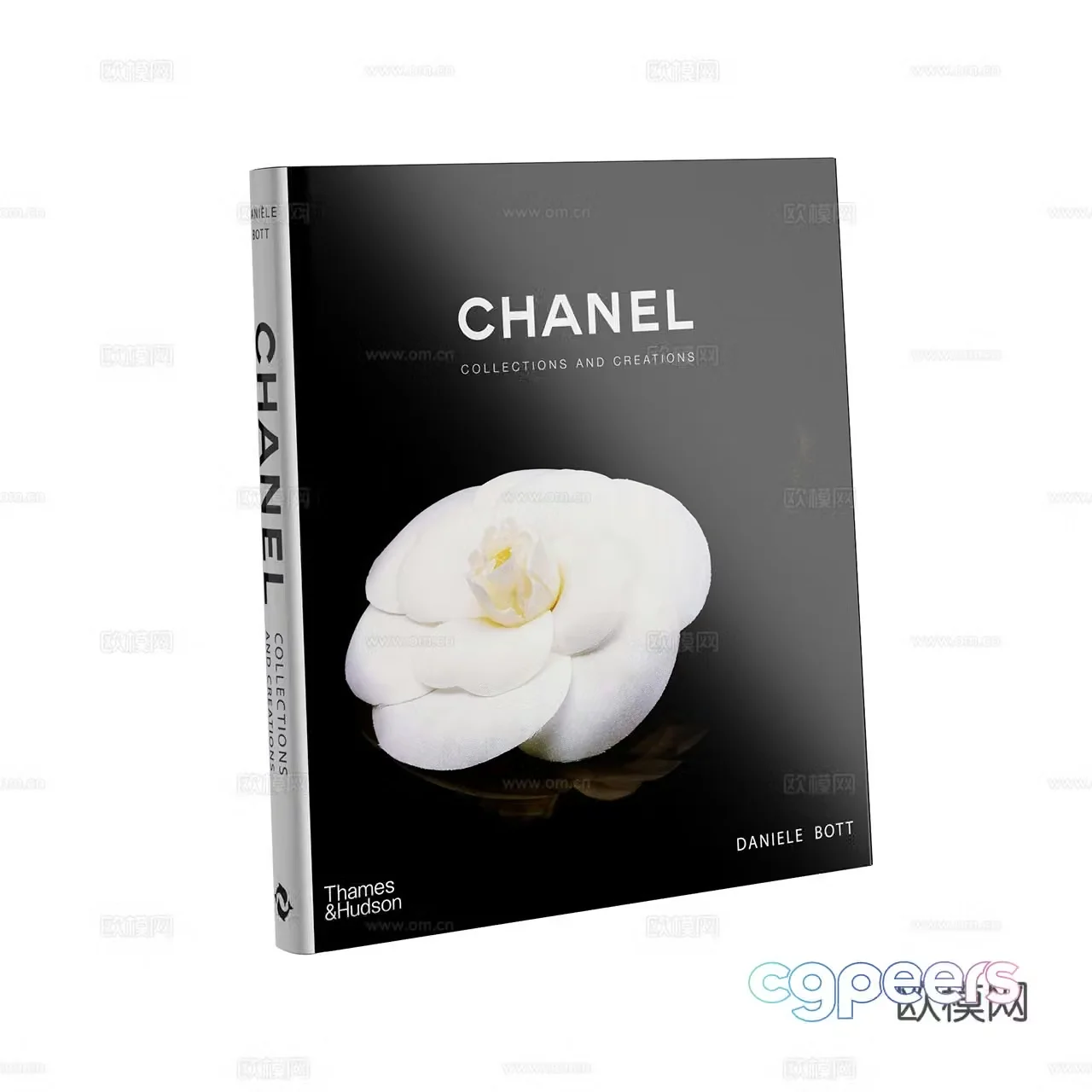 Chanel modern books book book ornament decoration ornament 3d model
