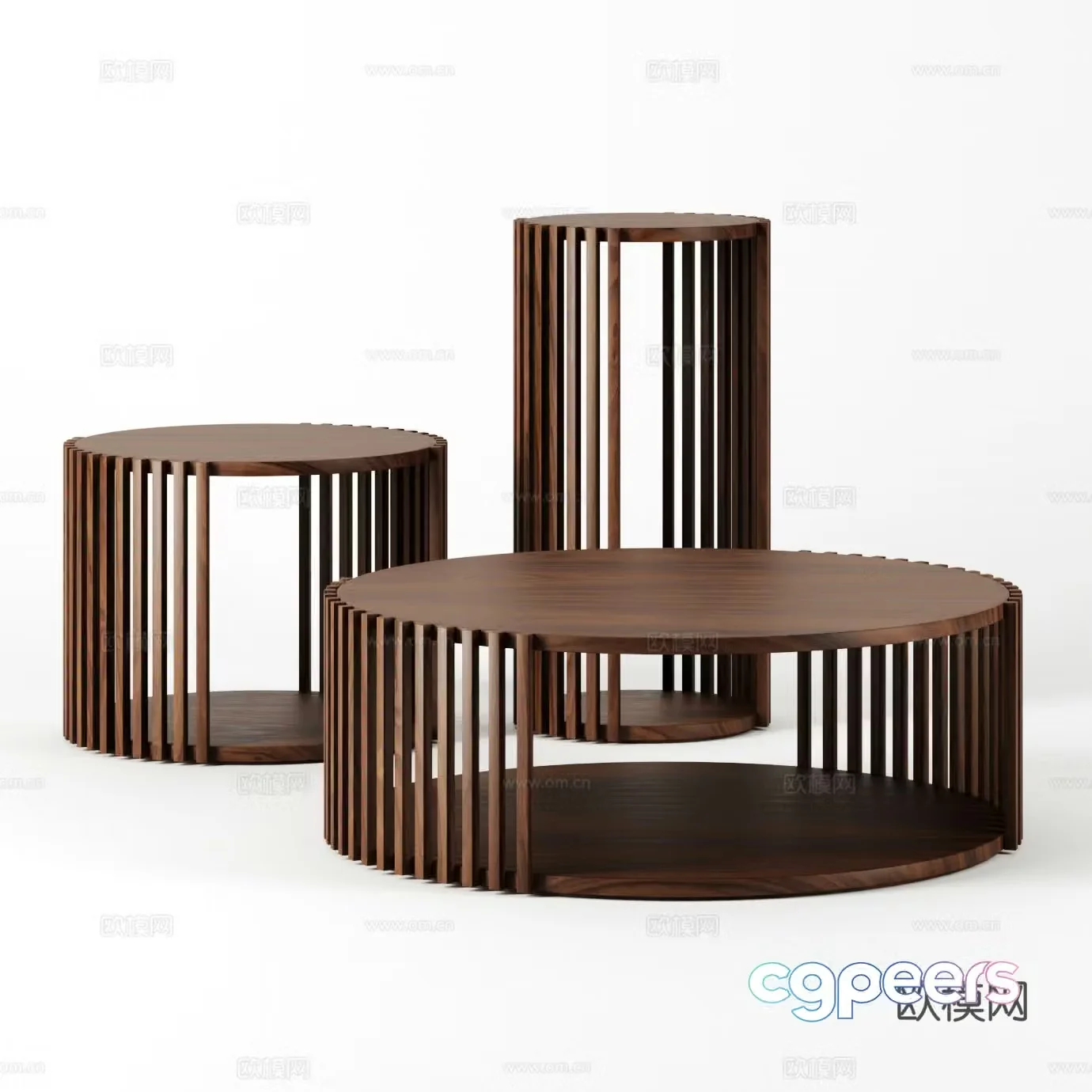 New Chinese Palafitte small tea table 3D model