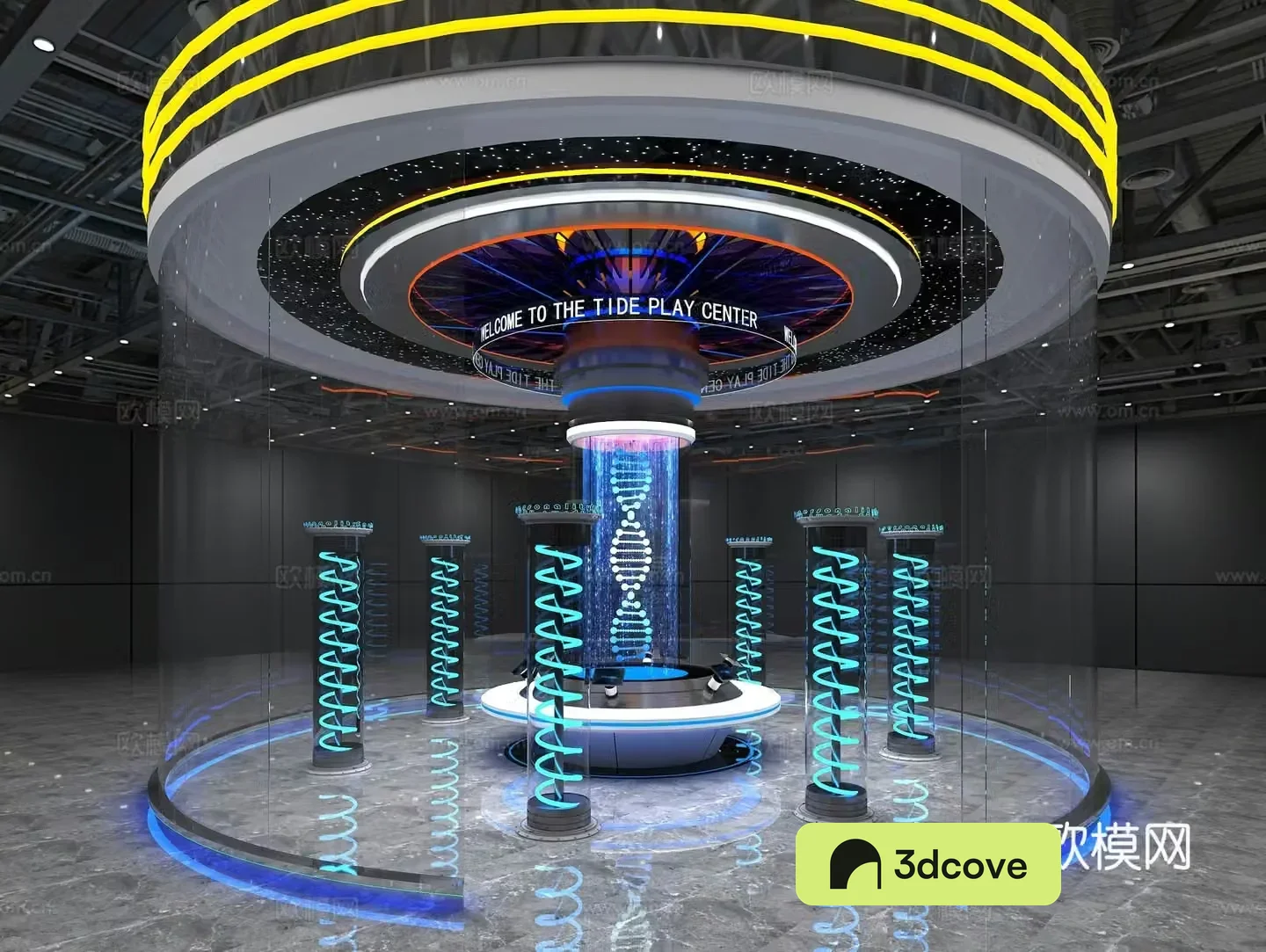 Modern tech exhibition
