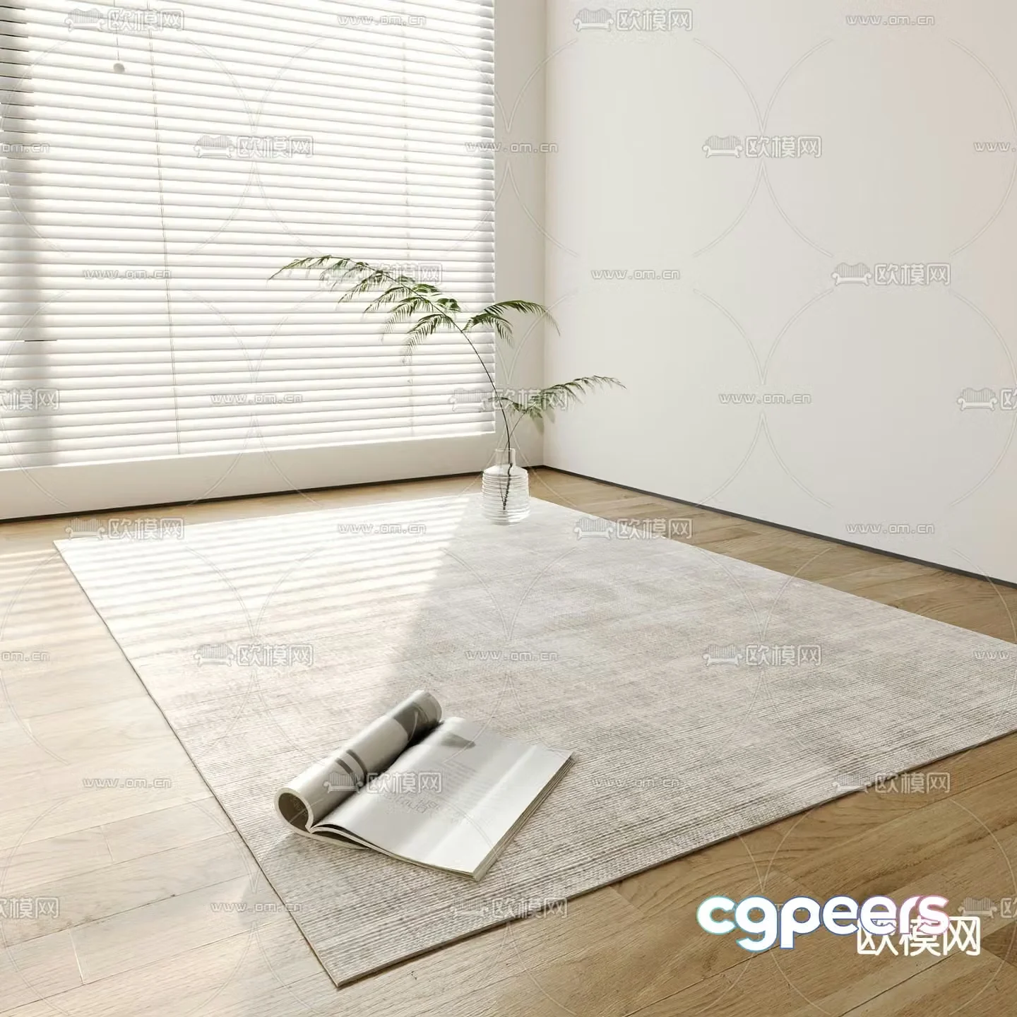 Carpet Square Carpet 3d Model