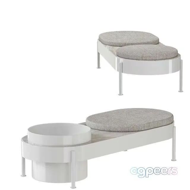 3ds Max Free – Bench Albisola