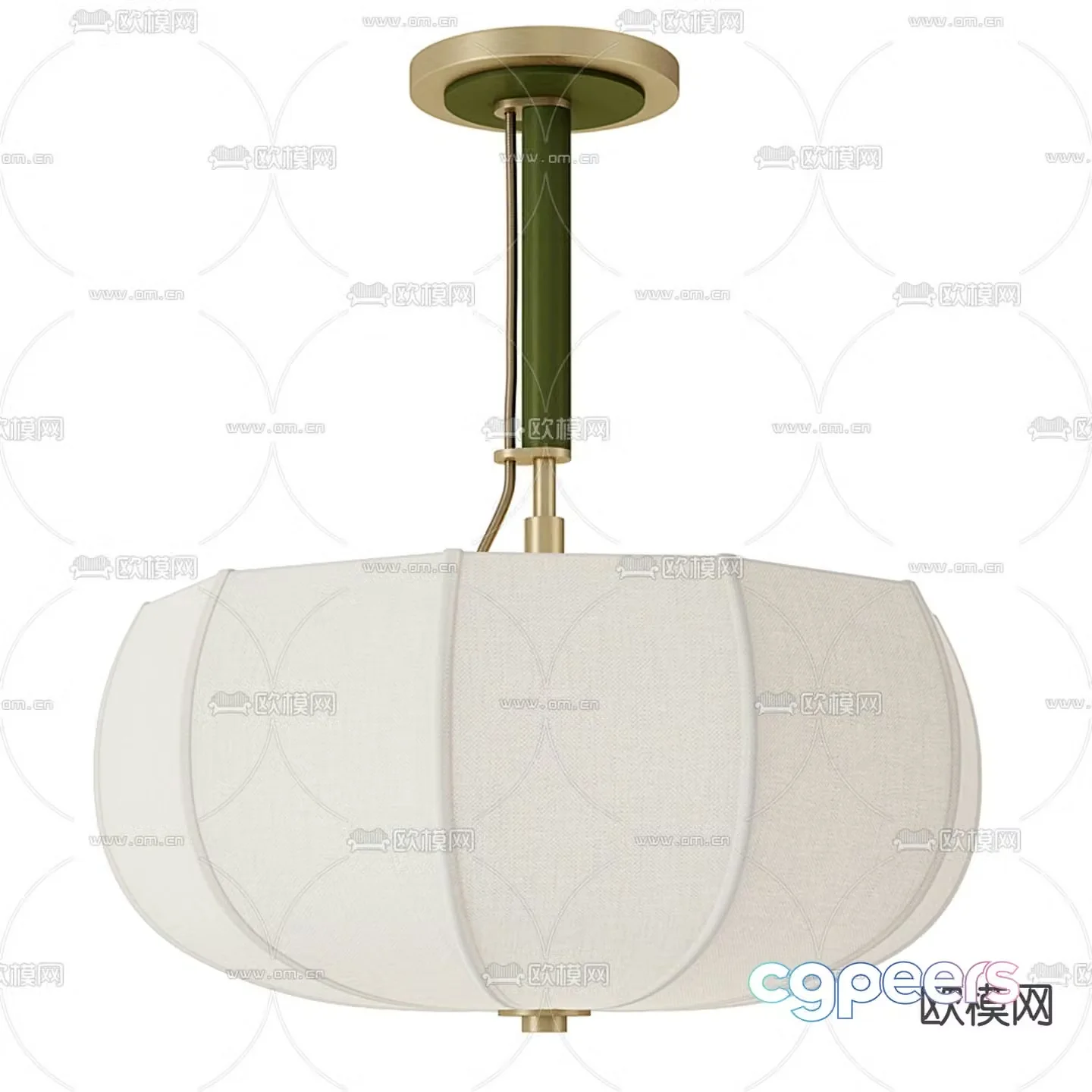 B&B italia mushroom chandelier 3d model