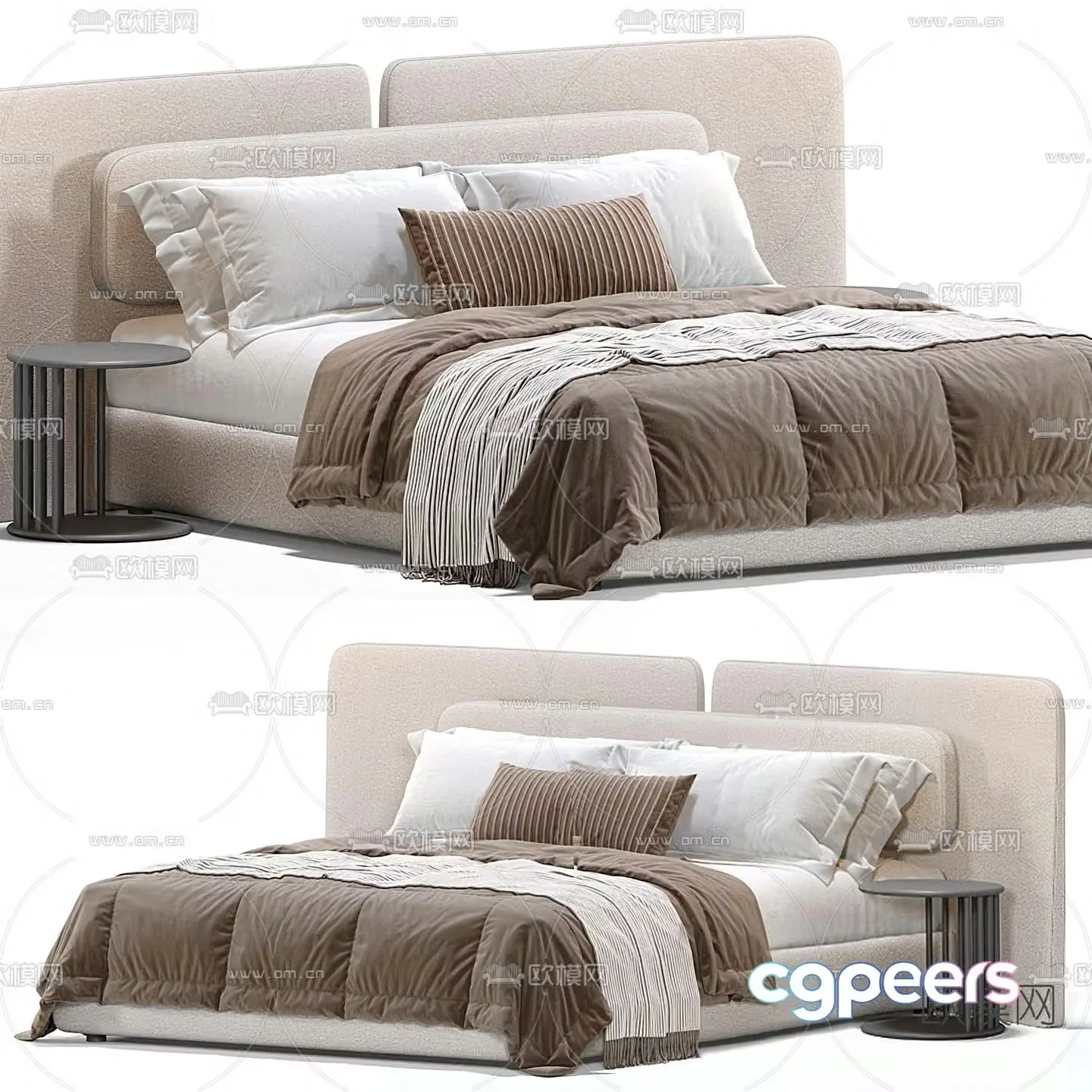 MISSANA double bed 3d model