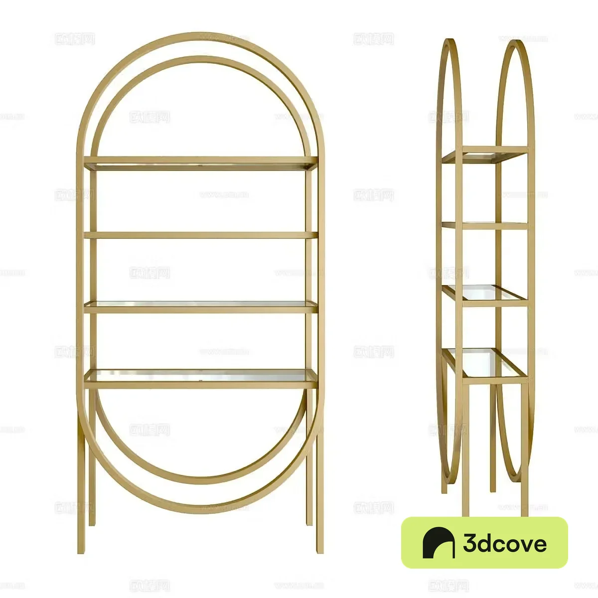 Light luxury storage rack display rack