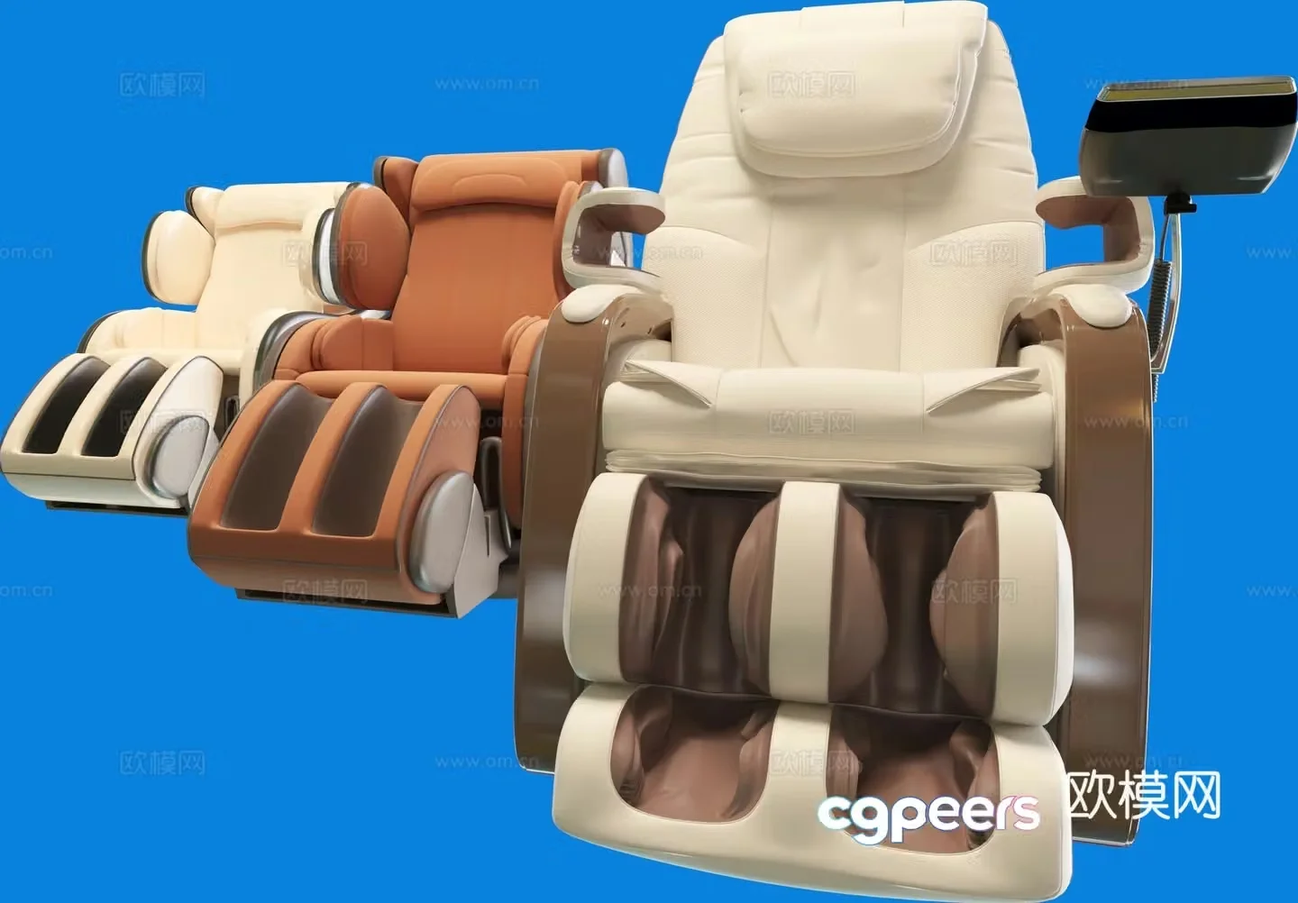Modern massage chair massage sofa 3d model