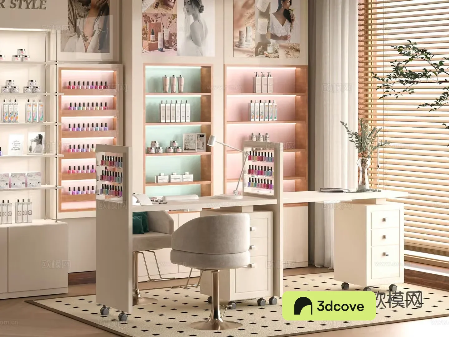 Modern nail salon