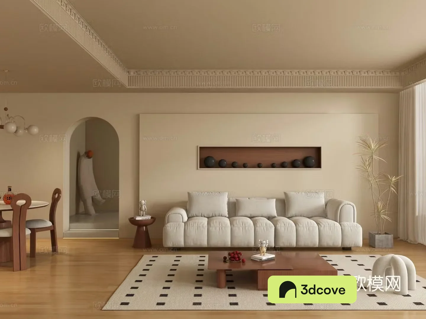 Medieval style living room