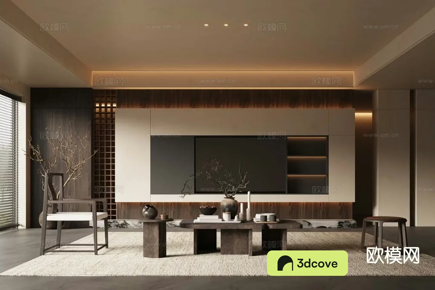 New Chinese Song style living room